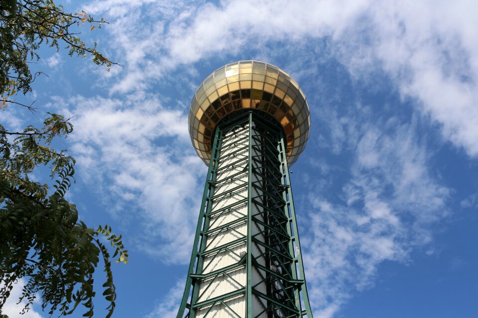 Downtown park skyline