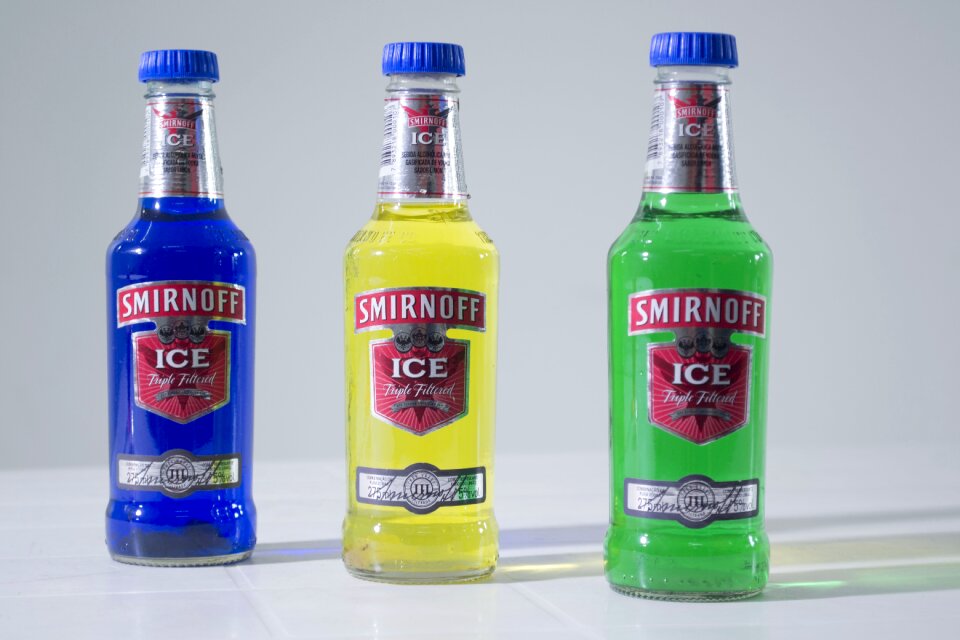 Bottle drink smirnoff