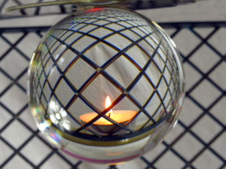 Glass ball transparent lights