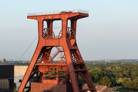 Mine headframe zeche zollverein