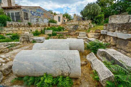 Greek greece ruins photo