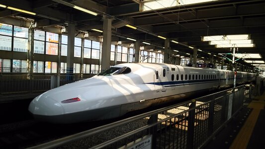 Bullet train hiroshima tokaido and sanyo shinkansen photo