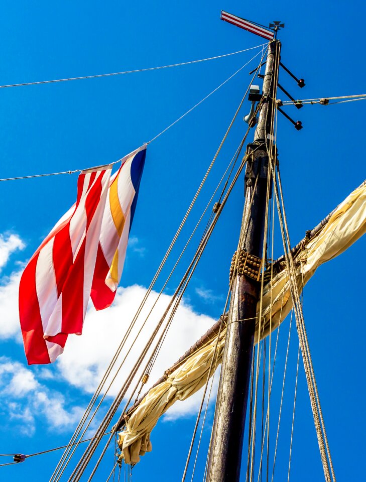 Ship boat boat mast