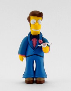 Simpsons homer snowman