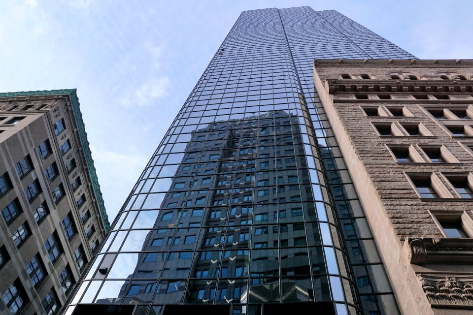 Skyscraper building architecture