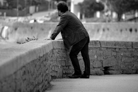 Character people black and white