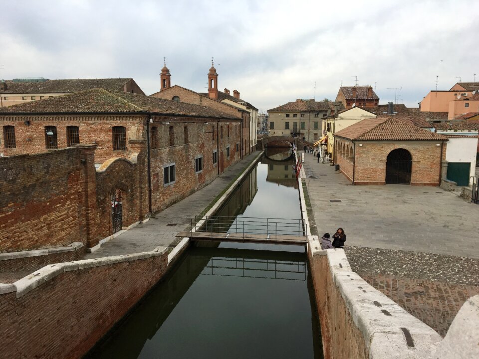 Italian landscape canal