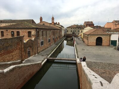 Italian landscape canal photo