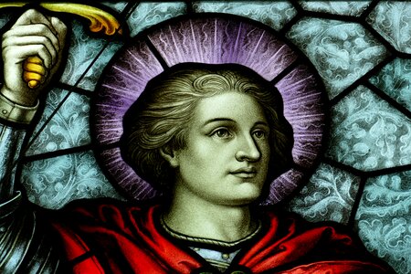 Channel islands church window