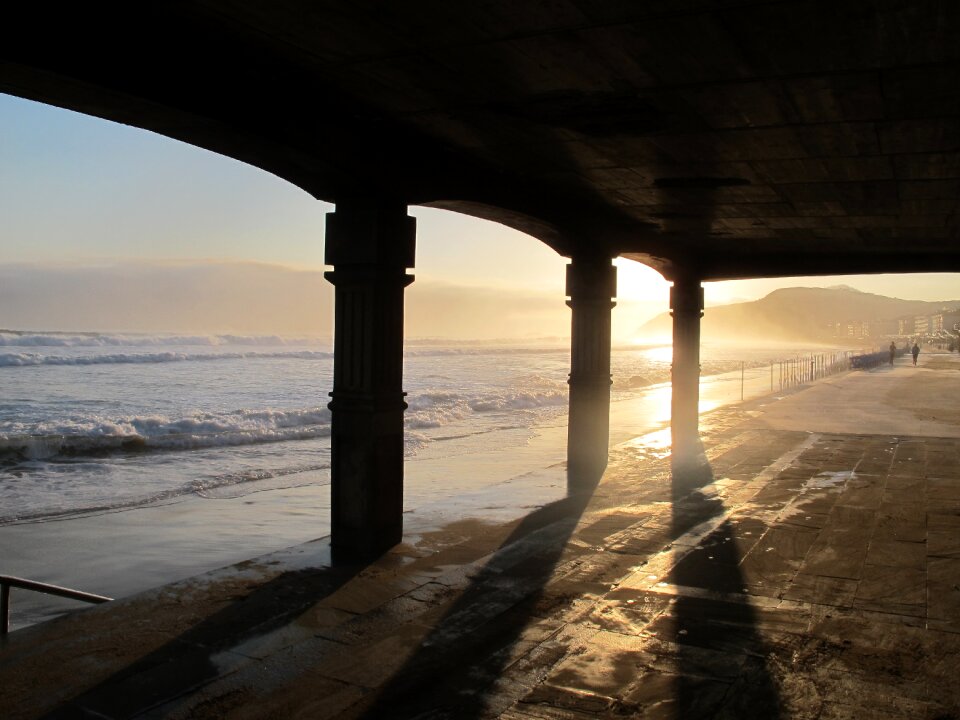 Spain coast sunrise