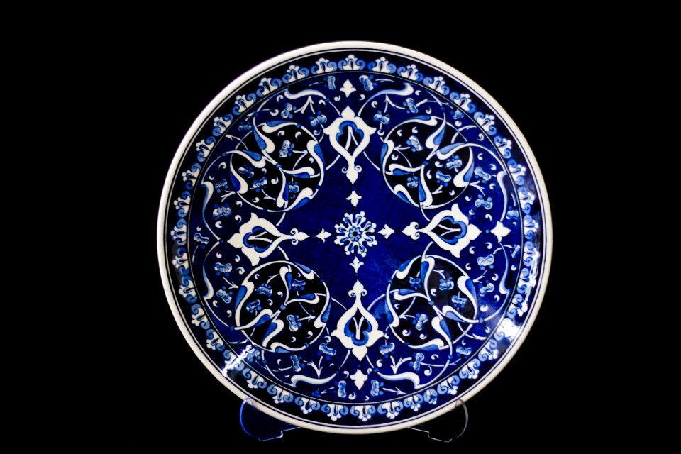 Plate ceramic turkey