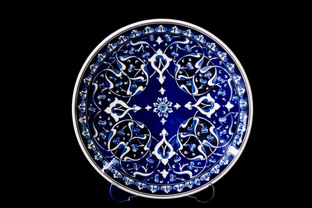 Plate ceramic turkey