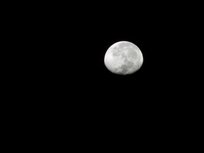 Moon satelite night sky