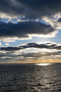 Atlantic water blue photo