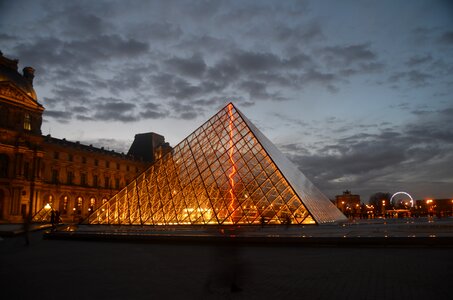 France city ​​center pyramid photo
