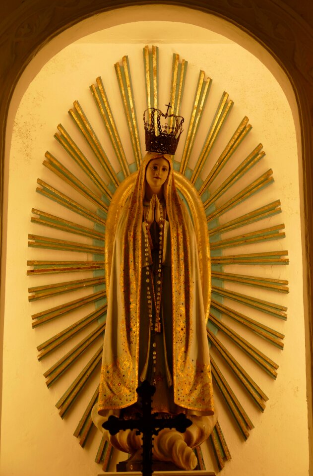 Christian faith carved