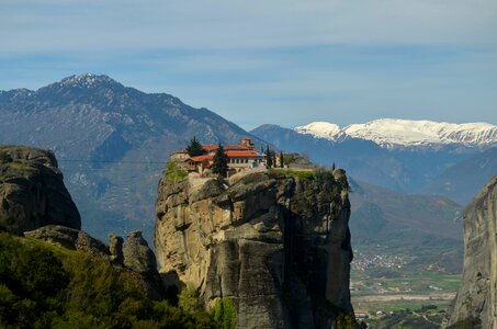 Monastery nature landscape photo