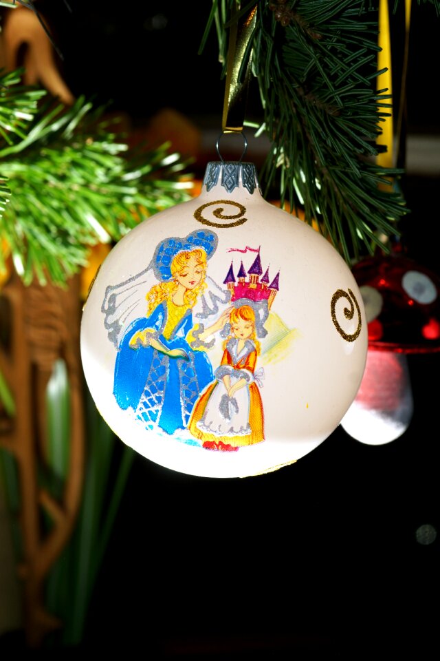 Ornament christmas tree toy congratulation