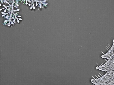 Holiday background silver photo