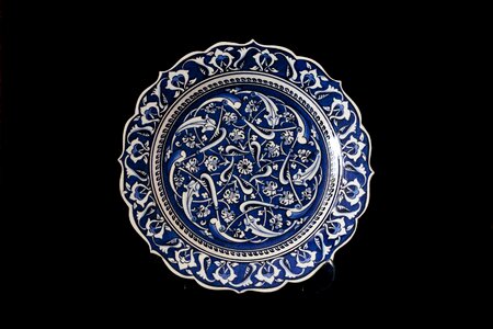 Plate ceramic turkey
