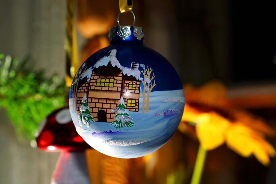 Ornament christmas tree toy congratulation