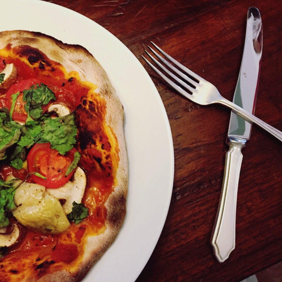 Baked homemade mozzarella