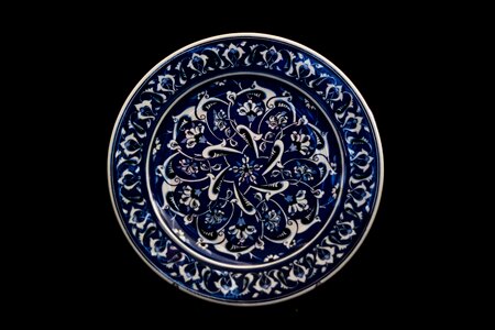 Plate ceramic turkey