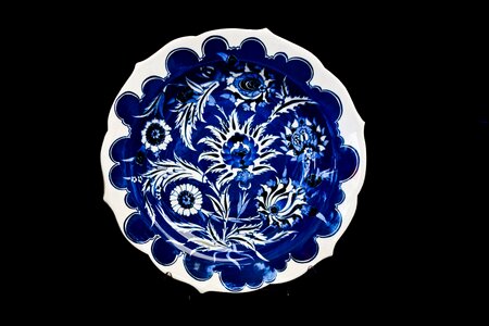 Plate ceramic turkey