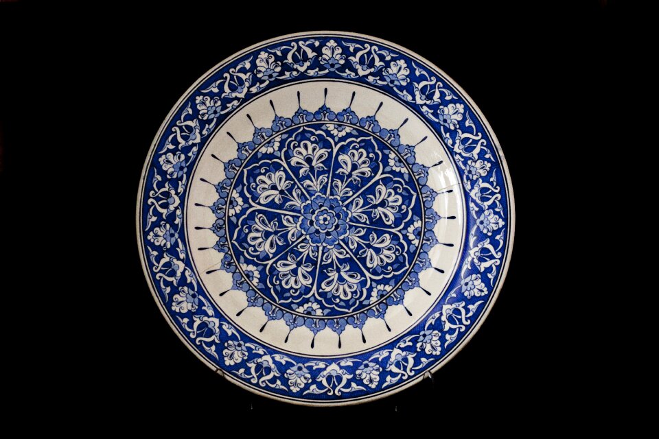 Plate ceramic turkey