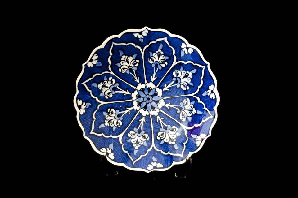 Plate ceramic turkey