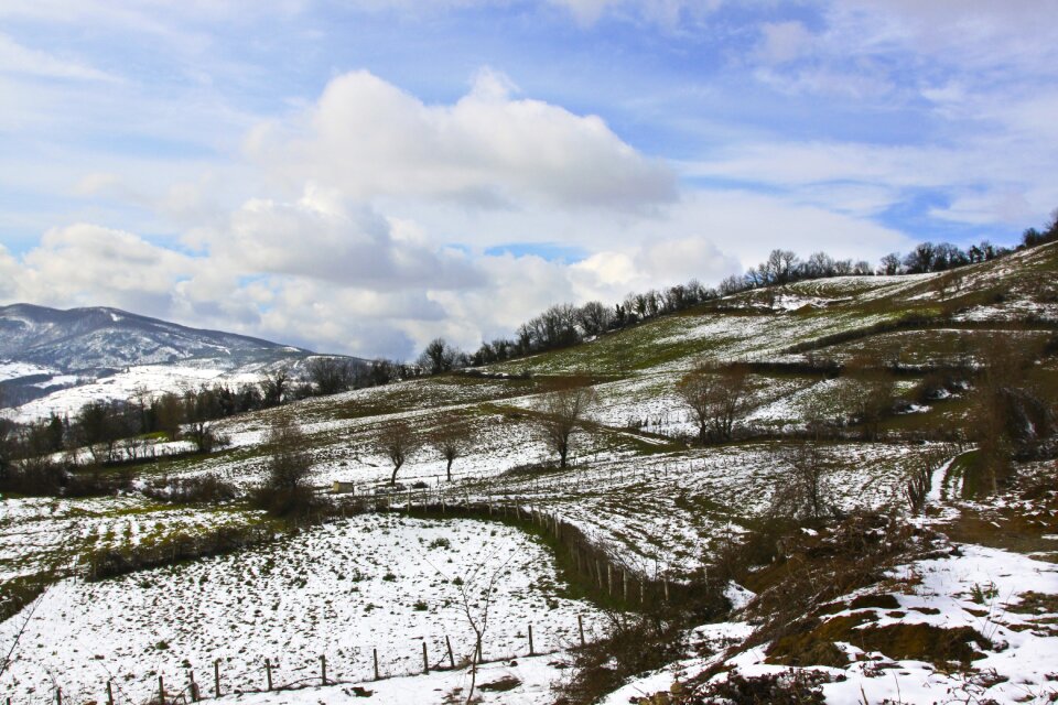 Nature snow landscape winter season