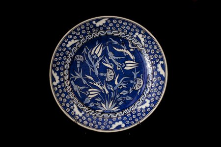 Plate ceramic turkey