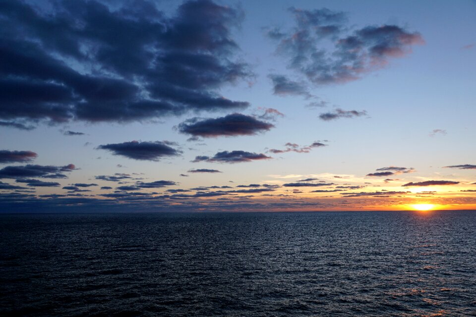 Atlantic water blue