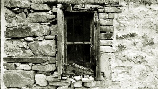 Brick black white