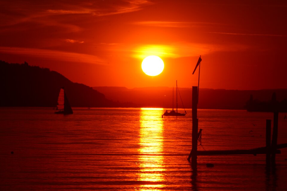 Lake constance sunset abendstimmung