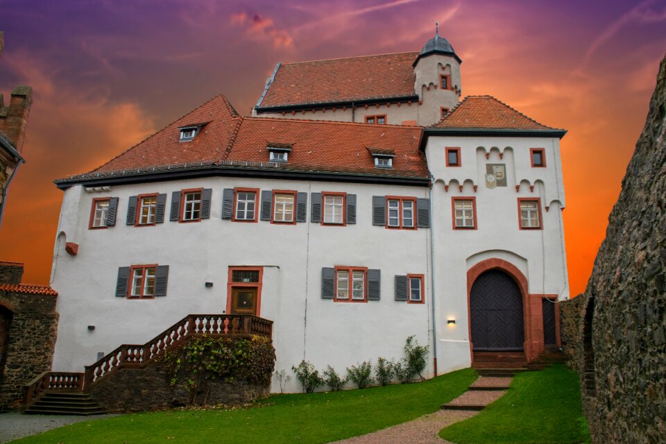 Germany castle sunset