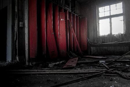 Locker room abandoned places haunting photo
