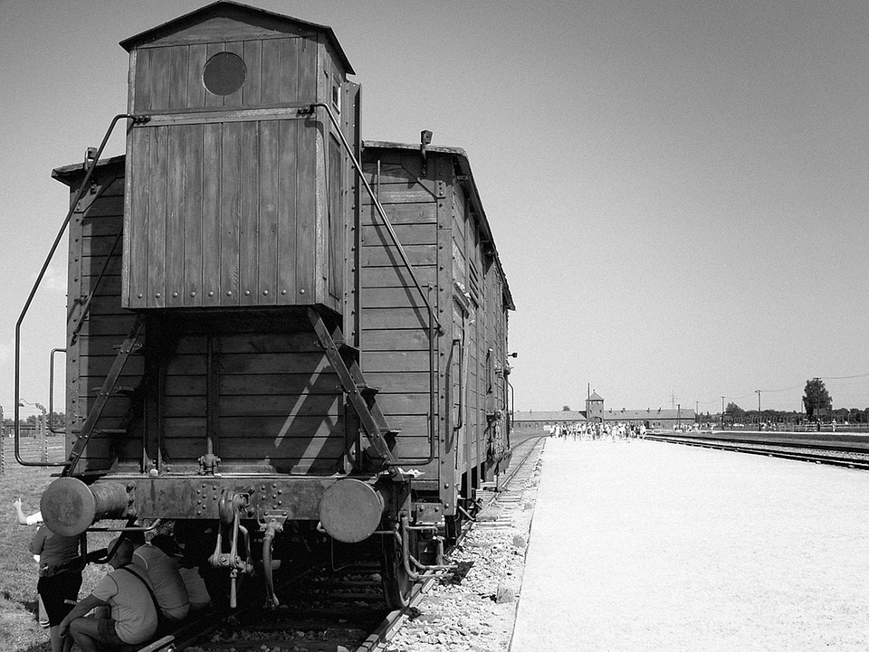 Concentration camp railway wagon prison