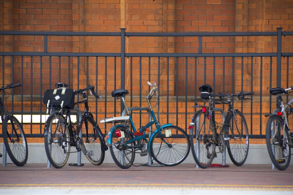 Train station bicycle