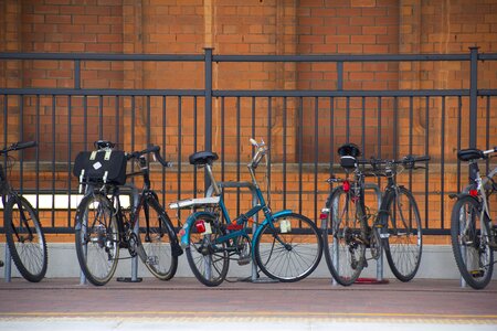 Train station bicycle