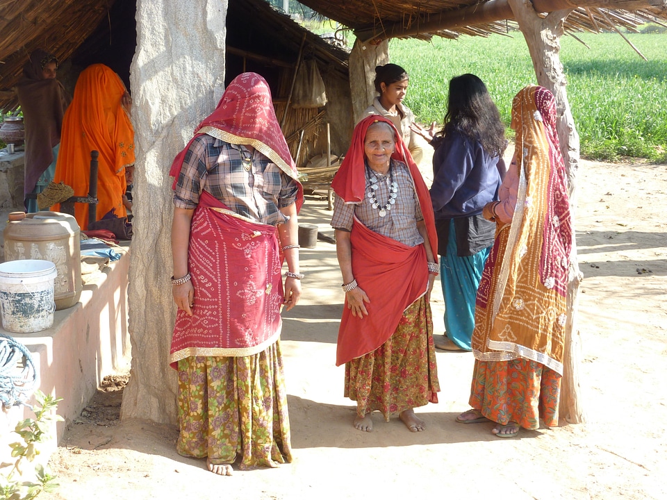 Village india rajasthan women photo