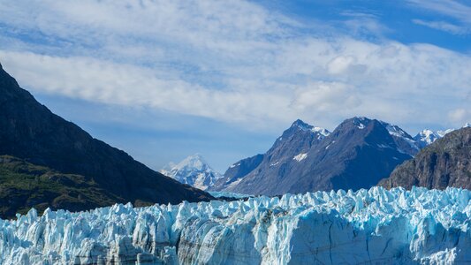 Travel north pole snowy landscape