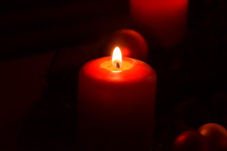 Advent candlelight light