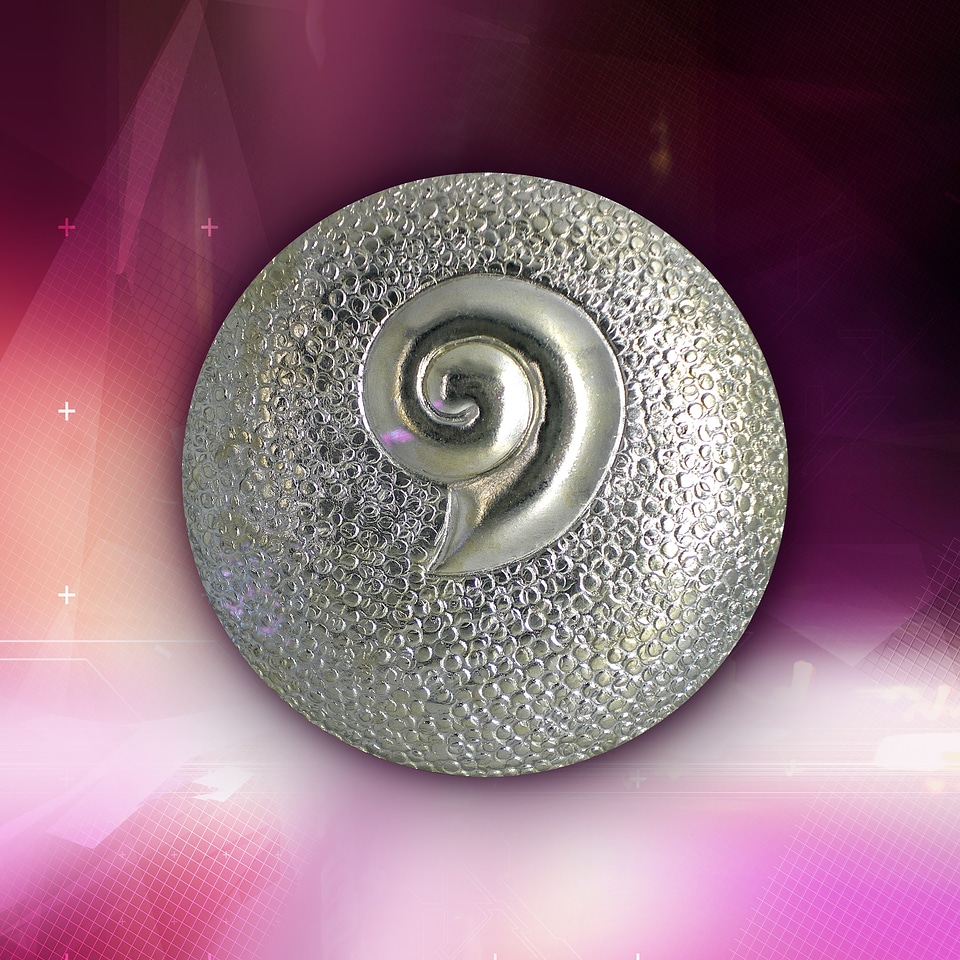 Breast jewelry fibula shimmer