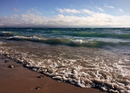 Coast waves outdoor