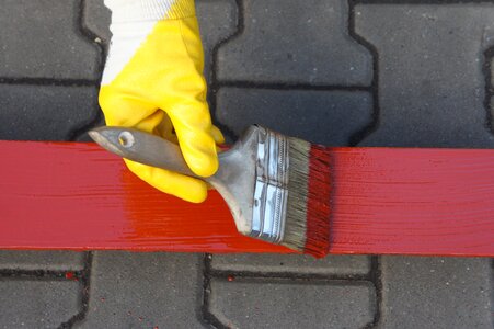 Anticorrosion brush glove