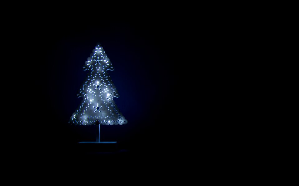 Night christmas glow