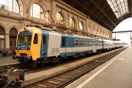 Railcar platform hungary photo