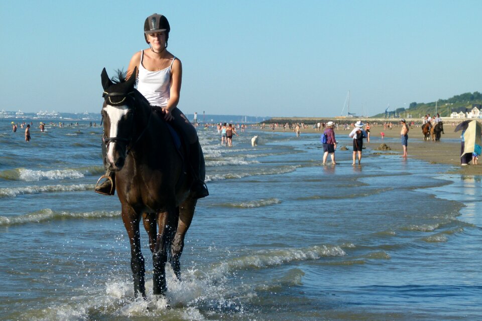 Beach atlantic woman
