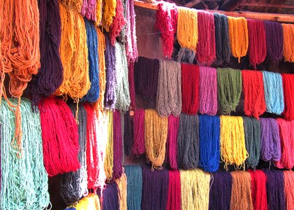 Textile peru crafts photo